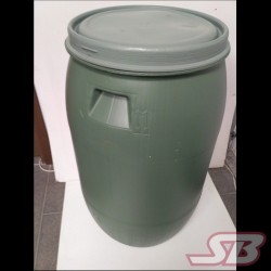 Műanyag hordó esővíz 220 L zöld