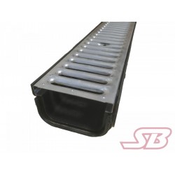 Folyóka HURRICANE horganyzott ráccsal 1 méteres alacsony 13x7,5